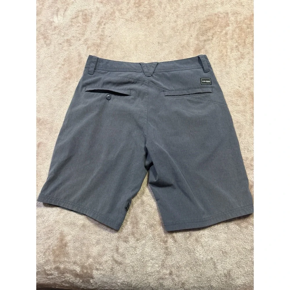 VOLCOM Dark Grey Hybrid SURF & TURF 4-WAY STRETCH 10.5